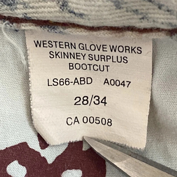 1921 Denim Women's Blue Surplus Bootcut Raw Hem Jeans Size 28/34 - Picture 11 of 12